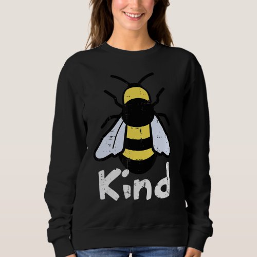 Bee Be Kind Kids Unity Day Orange Anti Bullying Sweatshirt