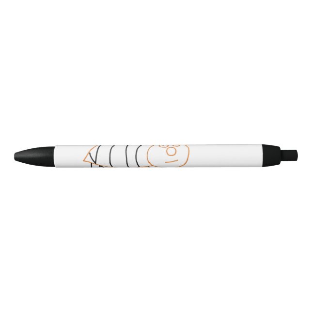 Bee Bear Black Trim Pen (Front)