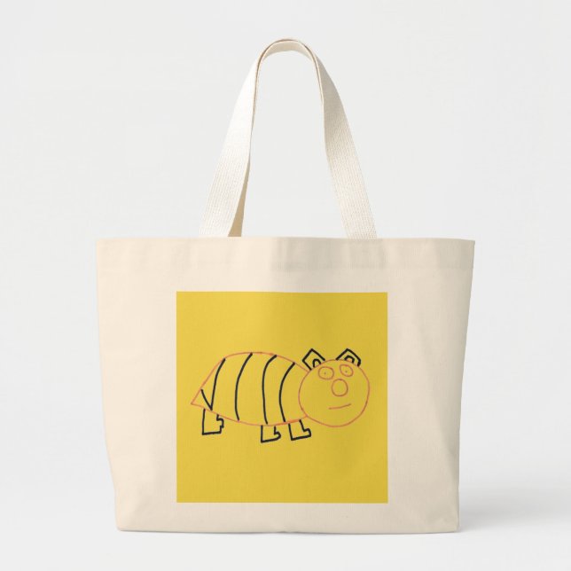 Bee Bear Jumbo Tote (Front)