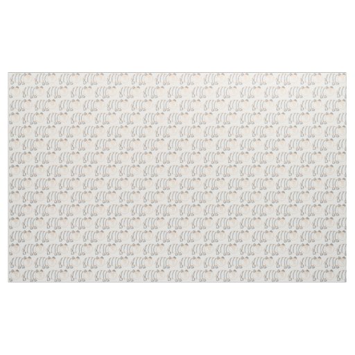 Bee Bear Polyester Poplin (60" width) Fabric