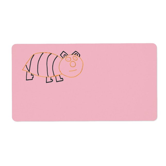Bee Bear Shipping Labels (Front)
