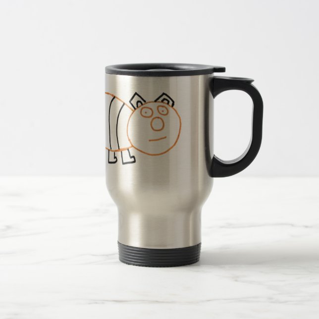 Bee Bear Travel Mug (Right)
