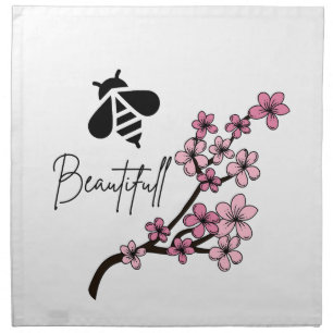 bee beautifull cloth napkin