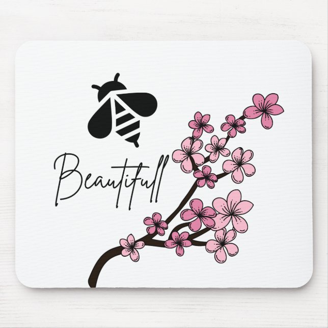 bee beautifull mouse pad (Front)