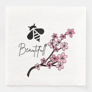 bee beautifull paper dinner napkins