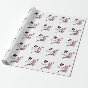 bee beautifull wrapping paper