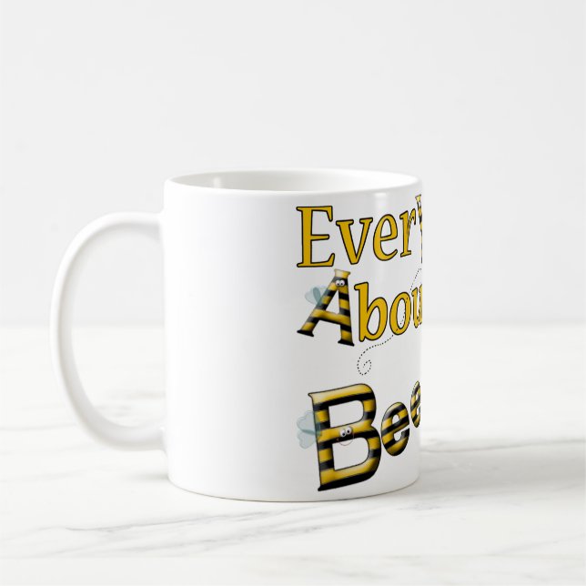 Bee Beeautiful Coffee Mug (Left)