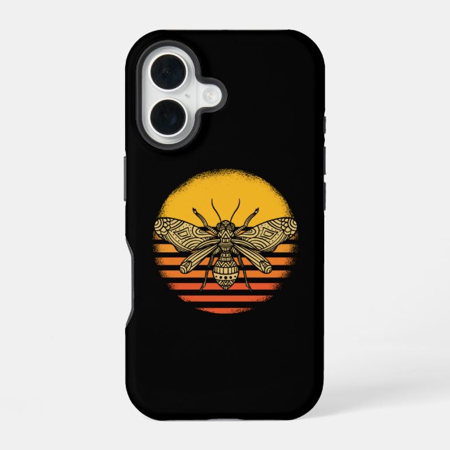 Bee Beekeeper Beekeeping Retro Gift Iphone Case (Back)