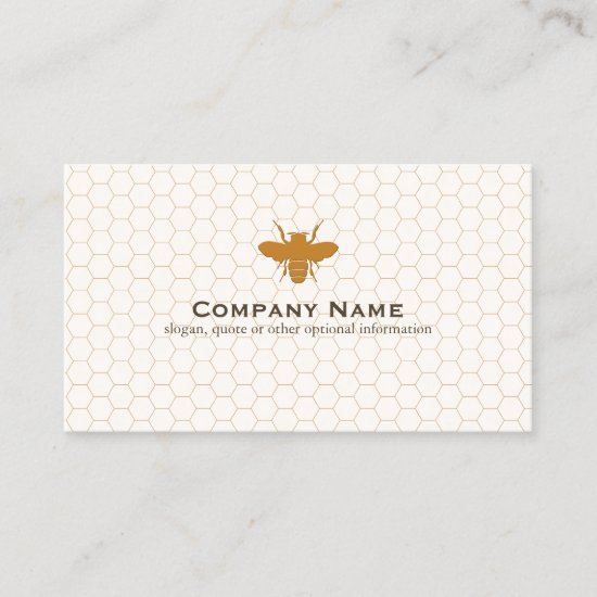 Bee BeeKeeper Honey Apairist Business Card