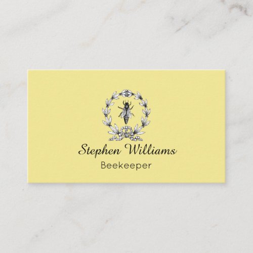 Bee BeeKeeper Honey Apairist  Queen Bee Business Card