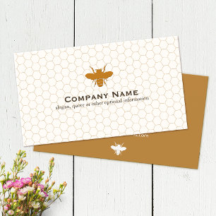 Bee BeeKeeper Honey Apiarist Business Card