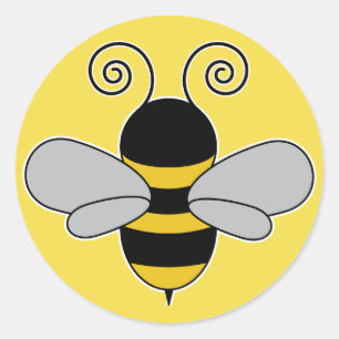 Bee Beekeeper Honey Bee Classic Round Sticker