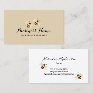 Bee Beekeeper Honey Business Card