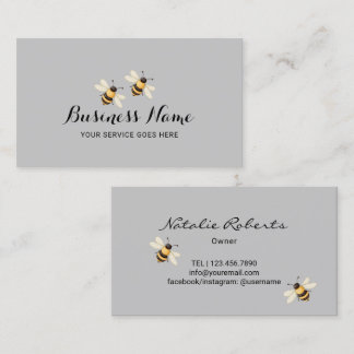Bee Beekeeper Honey Business Card