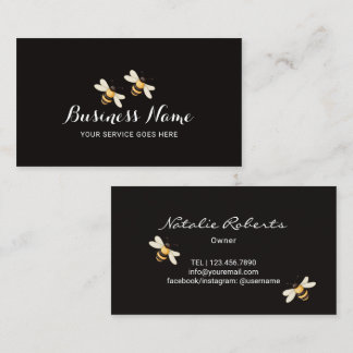 Bee Beekeeper Honey Business Card