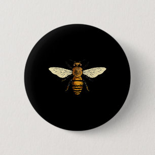Bee Beekeeper I Bees Environmental Protection Bee Button