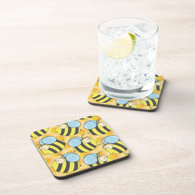 Bee Beverage Coaster (Right Side)