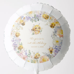 Bee Birthday Balloon
