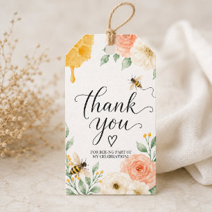 Bee Birthday Favor Tag   Sweet as Can Bee Thank Yo