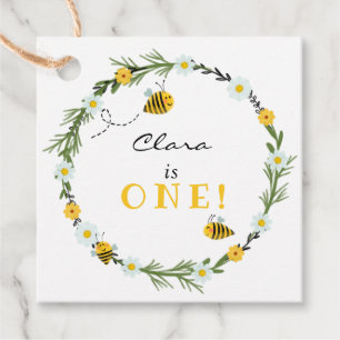 Bee Birthday Favor Tags