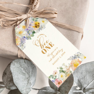 Bee Birthday Gift Tags