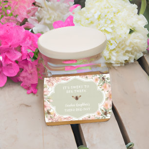 Bee Birthday Honey Favor Label
