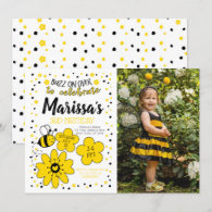 Bee Birthday Invitation