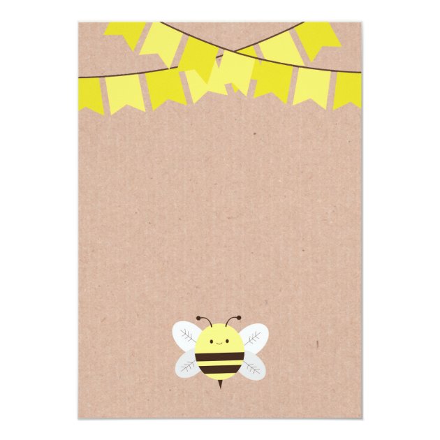 Bee Birthday Invitation For Boy Or Girl