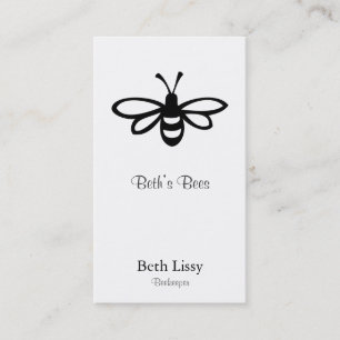 Bee [black] business card