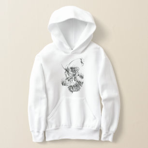 Bee Black White Abstract Tribal Tattoo Art Hoodie