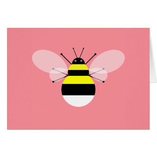 Bee blank cards (Front Horizontal)