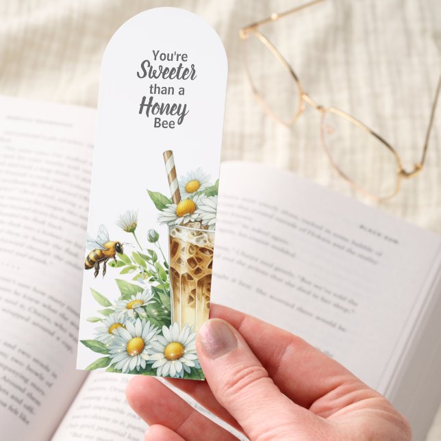 Bee Bookmark for Readers (Hand)