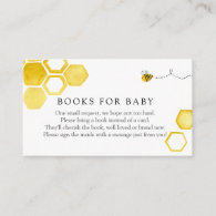 Bee Books for Baby Enclosure Card