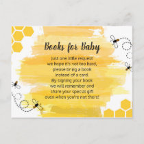 Bee Books For Baby Enclosure Card