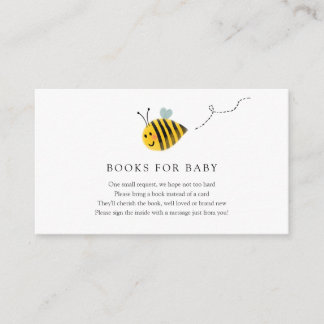 Bee Books for Baby insert card