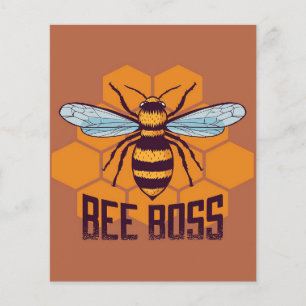 Bee Boss Bee Gifts ,I Love Bee, Beekeeping Gifts Flyer