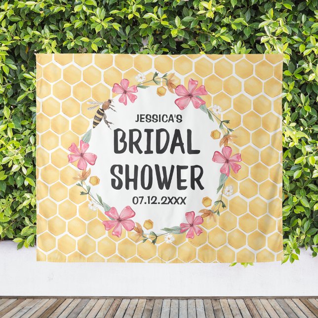 Bee Bridal Shower Backdrop Bride To Bee Custom (Bee Bridal Shower Backdrop Bride To Bee Custom
)