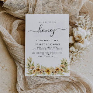 Bee Bridal Shower Invitation, Honey Bee Invitation