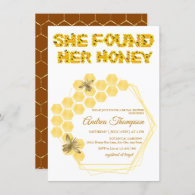 Bee Bridal Shower Invitation | She Found Her Honey