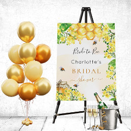 Bee Bridal Shower mom to bee yellow florals Foam Board