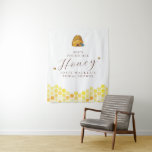 Bee Bridal Shower Tapestry at Zazzle