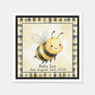 Bee Bug Boy Baby Shower Napkins