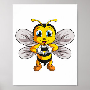 Bee Bumble Bee Kids Girls Boys _1 Poster