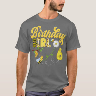 Bee Bumblebee Girl Birthday Hive Sweet 1st Party M T-Shirt