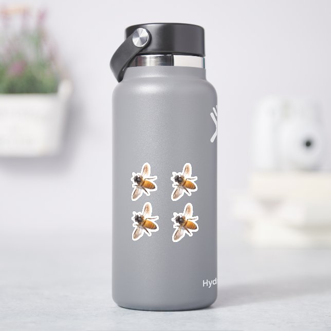 Bee, bumblebee, honeybee sticker (HydroFlask)