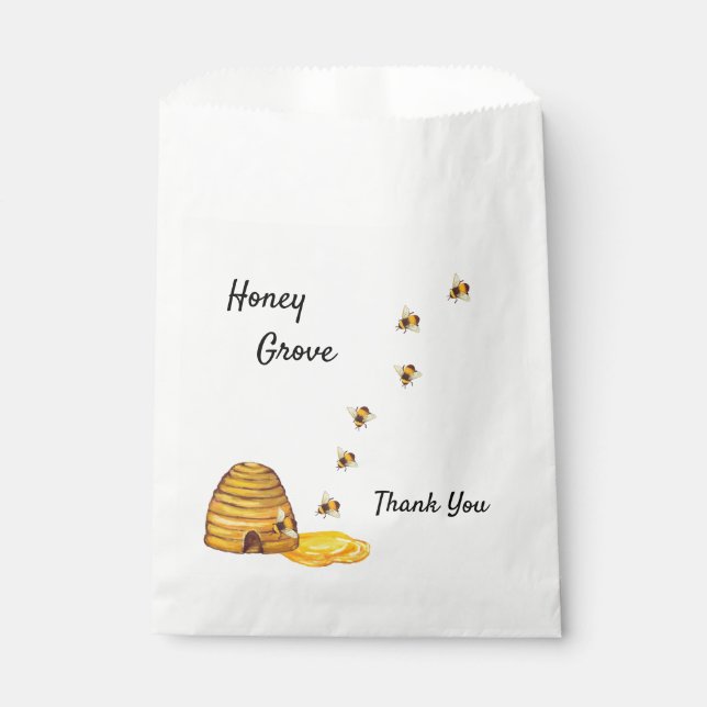 Bee Business Favor Thank You Bag (Front)
