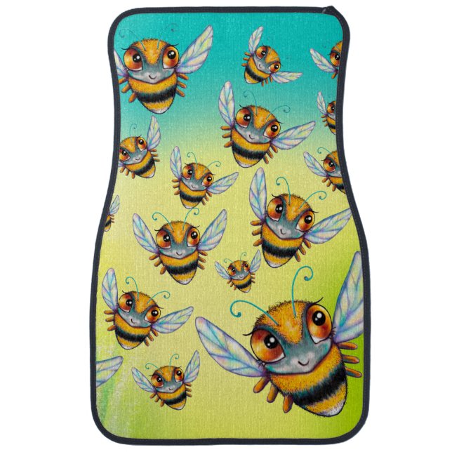 Bee Busy Bath Mat (Front)