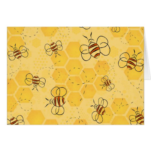 Bee Buzzing Honey Bees Bumblebee Art