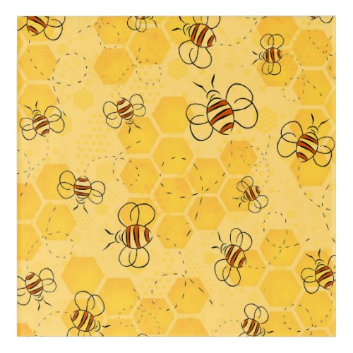 Bee Buzzing Honey Bees Bumblebee Art