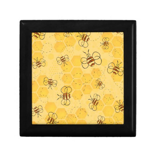 Bee Buzzing Honey Bees Bumblebee Art Gift Box